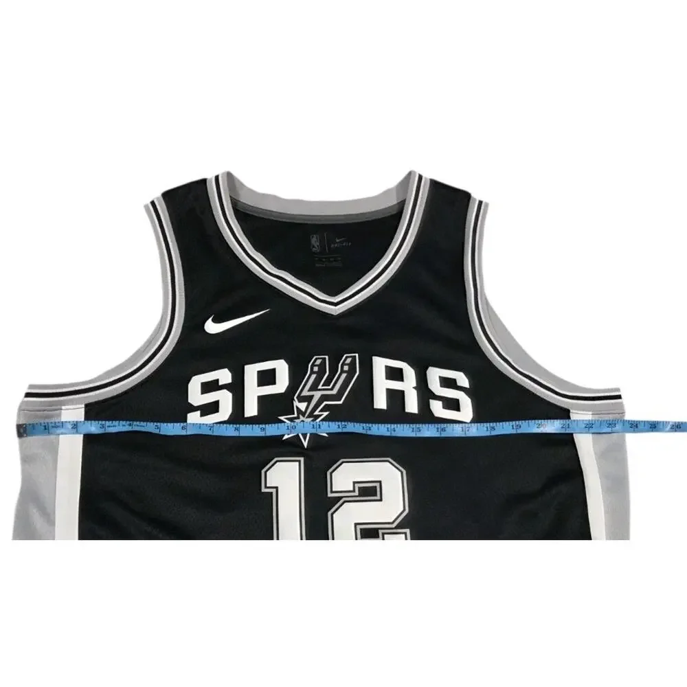 San Antonio Spurs LaMarcus Aldridge Jersey Nike Dri Fit NBA Baseball Black XL